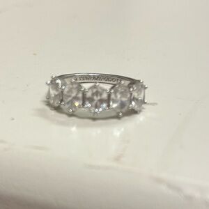 Kendra Scott CZ and silver ring